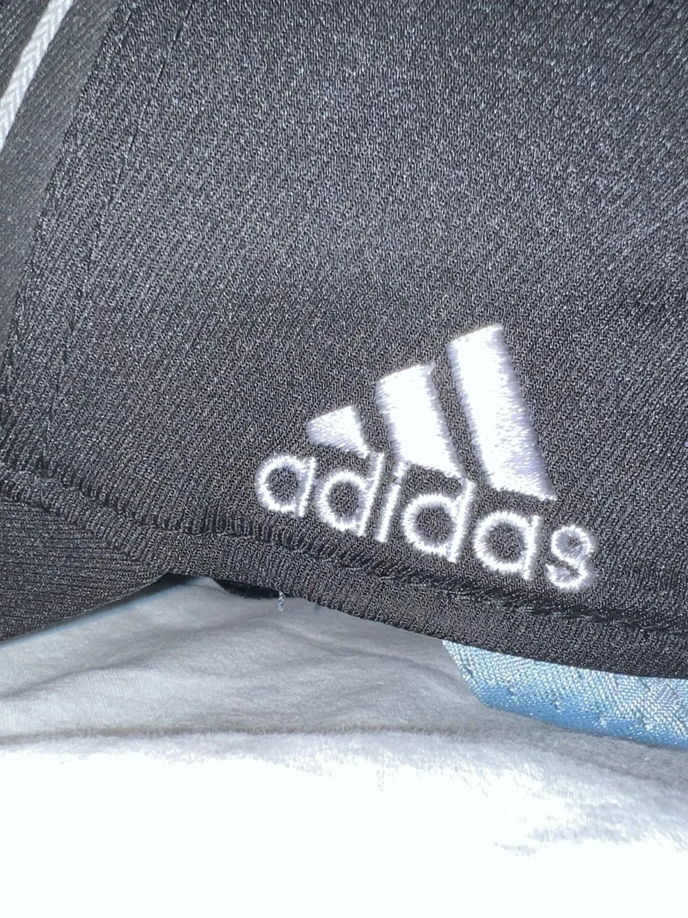 adidas Mens Fitmax 70 Black White Brooklyn Nets Embroidered Logo Cap Hat L/XL